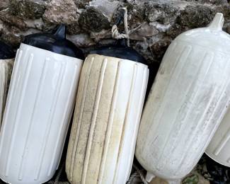 large & small boat fenders