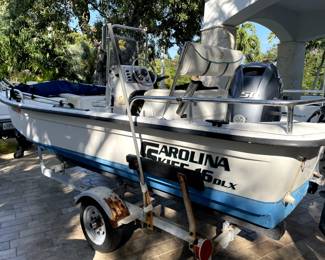 16-carolina skiff 2006, 50hp Yamaha 4-stroke 2019, continental trailer -- MAKE OFFER IN PERSON, AT SALE