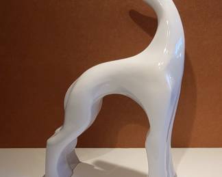 RARE Vintage Royal Haeger Pottery Art Deco Whippet / Greyhound - Near Mint Condition