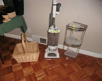 Shark Vacuum, Shelf, Basket