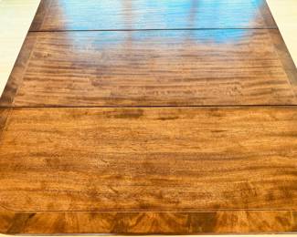 Vintage Brandt Duncan Phyfe drop leaf table with four leaves