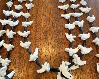 Vintage 3-strand Zuni Fetish necklace