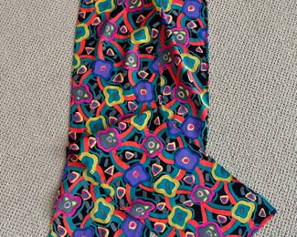 1970’s psychedelic silk scarf