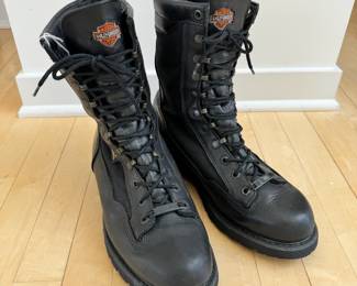 Men’s Harley Davidson motorcycle boots, Size 10, in excellent condition