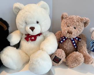 Extra Large Commonwealth Teddy Bear and 2002 Gund “Wish Bear” 100th Anniversary of The Teddy Bear