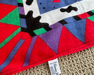 Vintage Ginnie Johansen cotton scarf