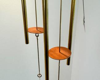 Vintage Alexander Calder style brass & copper chime