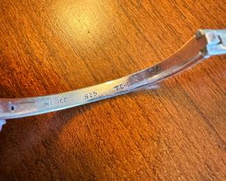 Vintage Taxco 925 silver “Belt Buckle” bracelet