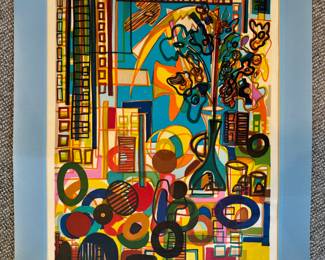 Signed serigraph by Yona Lotan 