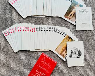 C.a. 1930’s/40’s ‘Cherchez LaFemme’ Giant Sized Playing Cards