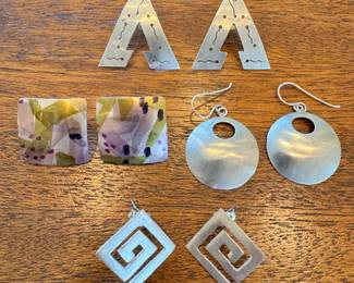 Vintage sterling earrings