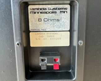 Vintage floor speakers in excellent working condition