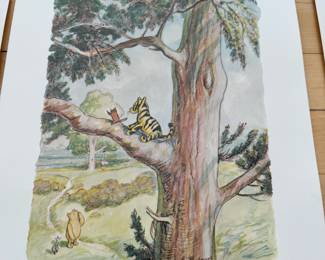 Set of 8 1957 ‘Pooh - His Art Gallery’ prints with box
