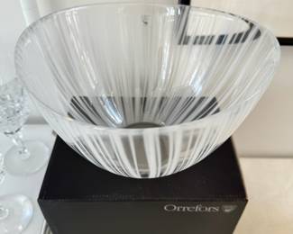 Ingegerd Raman “Pond” Bowl for Orrefors 