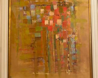 #8               60 x 45    $4,950 Carol Sneed abstract oil on canvas 