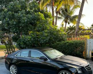 2013  Black Cadillac ATS  2.0 T  Low Mileage 58,000  Very Clean!