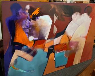 David Johns Large Abstract Painting