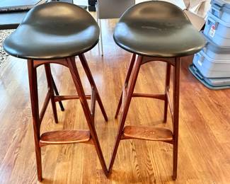 Rosewood Barstool by Erik Buch