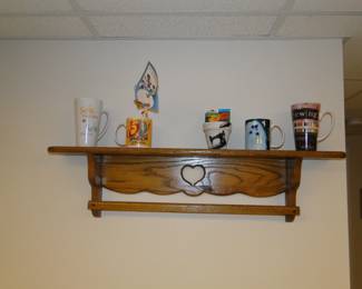 Oak wall shelf and several other items to choose from as well.