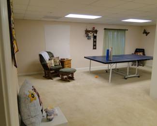 Ping Pong table is also for sale, and is in amazing condition