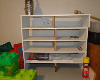 Books?  Paper?  Craft supplies?  Shoes?  Storage potential is unlimited in this piece