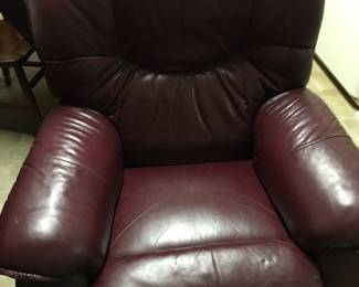 Lazy Boy Leather Recliner/Rocker...Wonderfully comfortable and in great condition!