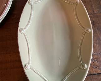 Juliska Thread and Berry Platter Pistachio 
