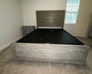 New Queen Bed ( no mattress) 