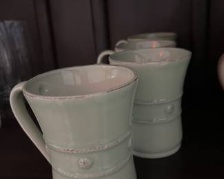 Juliska Thread and Berry Mugs Pistachio
