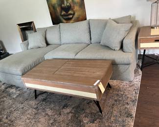 Sofa has sold 
 and coffee table is available
