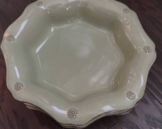 Juliska Thread and Berry pasta Bowls Pistachio
