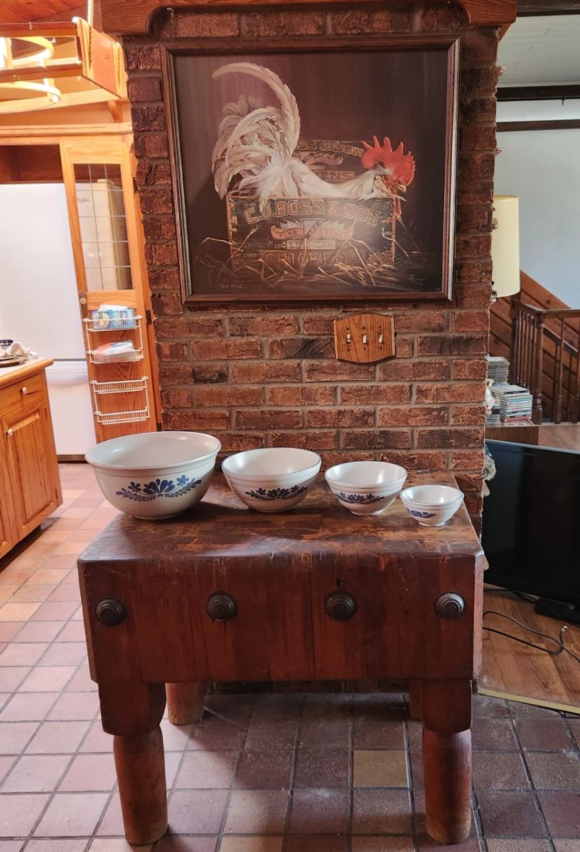 Beautiful antique butcher block