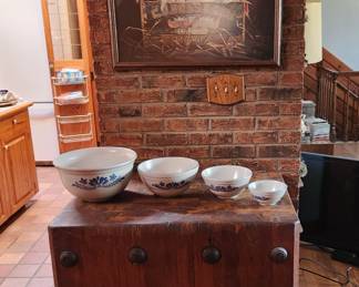 Beautiful antique butcher block