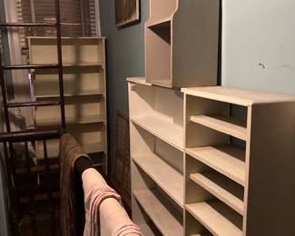 BOOKCASES LARGE AND SMALL.