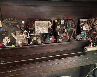 1980's FOUND OBJECT ART THAT LIGHTS UP : )