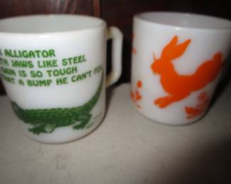 Vintage coffee mugs