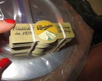 Vintage Rainier labels