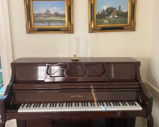 Charles R. Walter stand up piano
