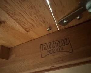 KUOLIN China Cabinet and Round Table with 4 Chairs