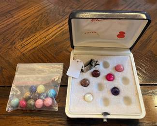 Chameleon sterling ring with interchangeable stones