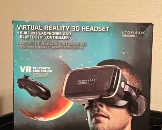 Utopia 360 VR 3D Headset with bluetooth controller