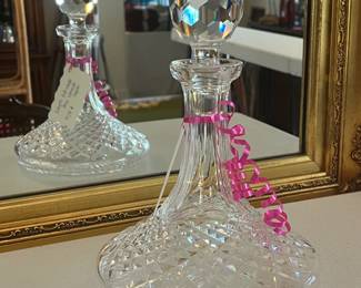 Waterford crystal decanter with stopper