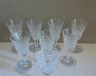 8 Waterford "Alala" Sherry glasses