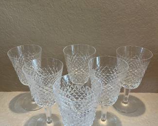                         6 Waterford "Alana" water goblets