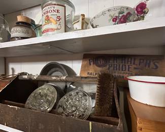 Vintage, antique, decor, pottery 