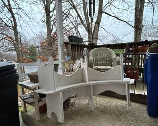 outdoor bench