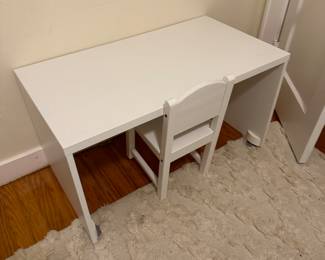 Child’s desk and chair