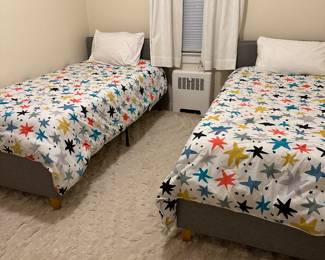 Pair of twin beds
