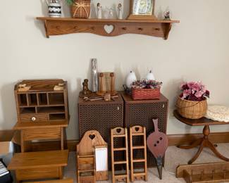 Solid wood decor