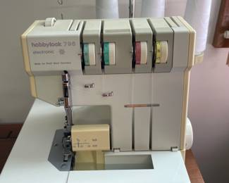 Vintage Hobbylock 4 thread serger with pedal